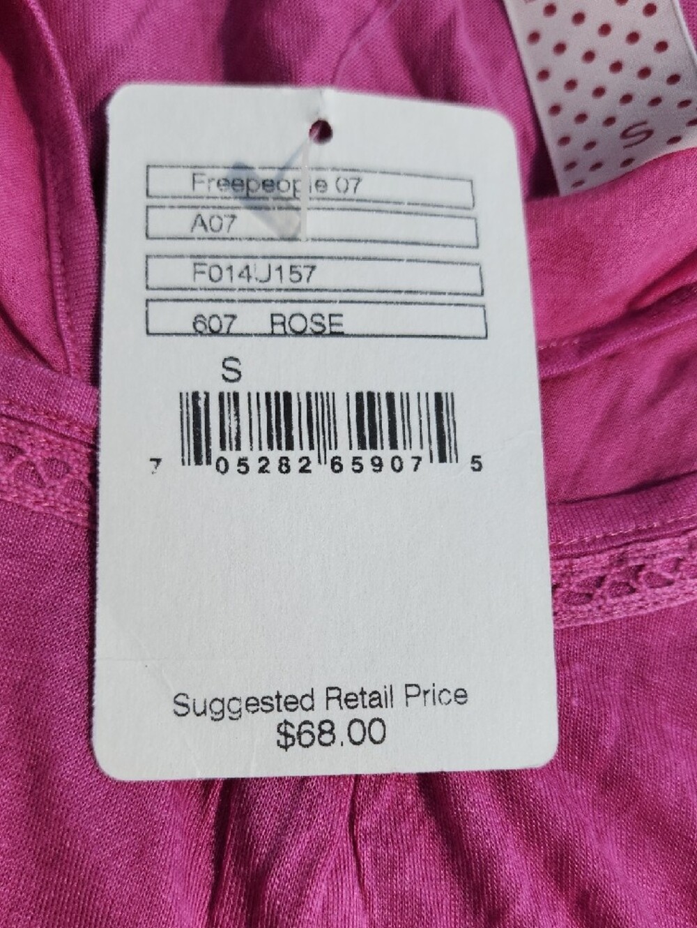 Free People Rose Scoop Neck Short Sleeve Top Small - Picture 3 of 16